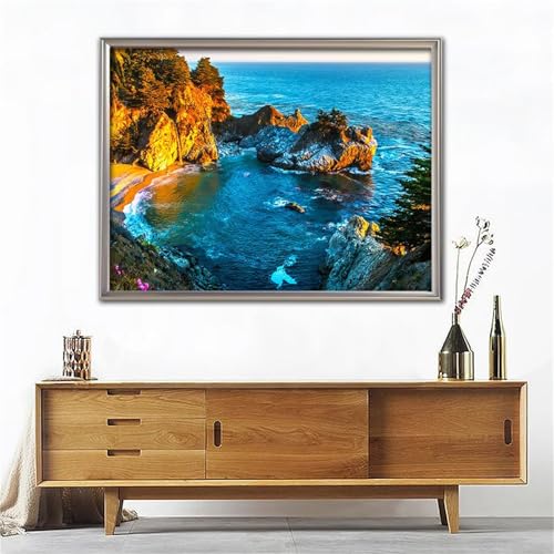 Meeresstein Diamond Painting für Erwachsene,5D Diamond Painting Set,DIY Full Square Diamant Malerei Stickerei Kreuzstich Bastelset für Zuhause Dekor 18x26 inch Meeresstein Diamond Painting für Erwachsene,5D Diamond Painting Set,DIY Full Square Diamant Malerei Stickerei Kreuzstich Bastelset für Zuhause Dekor 18x26 inch von Suneve