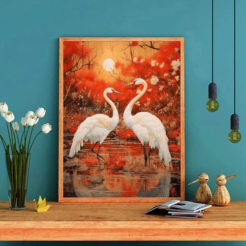 Warmer Kranich Diamond Painting für Erwachsene,5D Diamond Painting Set,DIY Full Square Diamant Malerei Stickerei Kreuzstich Bastelset für Zuhause Dekor 26x33 inch Warmer Kranich Diamond Painting für Erwachsene,5D Diamond Painting Set,DIY Full Square Diamant Malerei Stickerei Kreuzstich Bastelset für Zuhause Dekor 26x33 inch von Suneve