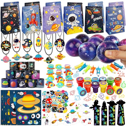 SunnyMemory 230 Stück Weltraum-Partytütenfüller, Partyzubehör, Weltraum-Thema-Partyzubehör mit Goodie Geschenktüten für Kinder, Jungen, Mädchen Kindergeburtstag Mitgebsel Set SunnyMemory 230 Stück Weltraum-Partytütenfüller, Partyzubehör, Weltraum-Thema-Partyzubehör mit Goodie Geschenktüten für Kinder, Jungen, Mädchen Kindergeburtstag Mitgebsel Set von SunnyMemory