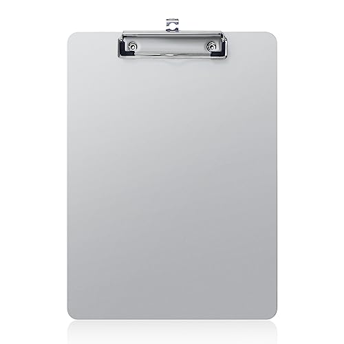 Sunnyclip Metall-Klemmbrett, rostfreies, hängbares Klemmbrett aus recyceltem Aluminium mit niedrigem Profil-Clip, Platte für A4-Blatt, für Bauunternehmer, Büro, Geschäft, Schule, Lehrer, Jobsite, Sunnyclip Metall-Klemmbrett, rostfreies, hängbares Klemmbrett aus recyceltem Aluminium mit niedrigem Profil-Clip, Platte für A4-Blatt, für Bauunternehmer, Büro, Geschäft, Schule, Lehrer, Jobsite, von Sunnyclip