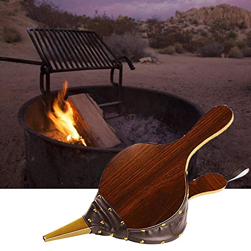 Sunnyushine Blasebalg Grillgebläse Mit Lederband Für Grill Kamin Ofen,43x19cm Sunnyushine Blasebalg Grillgebläse Mit Lederband Für Grill Kamin Ofen,43x19cm von Sunnyushine