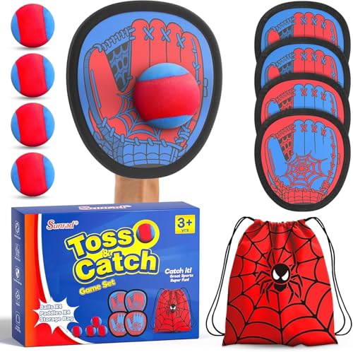 Sunrad Klettballspiel Klettball Strandspielzeug Wurfspiel Kinder Erwachsene mit 4 Fangscheiben und 4 Bälle,Wasserdicht,Gartenspielzeug Outdoor Spiele für Kinder ab 3 4 5 6 7 8 9 Jahre Mädchen Junge Sunrad Klettballspiel Klettball Strandspielzeug Wurfspiel Kinder Erwachsene mit 4 Fangscheiben und 4 Bälle,Wasserdicht,Gartenspielzeug Outdoor Spiele für Kinder ab 3 4 5 6 7 8 9 Jahre Mädchen Junge von Sunrad