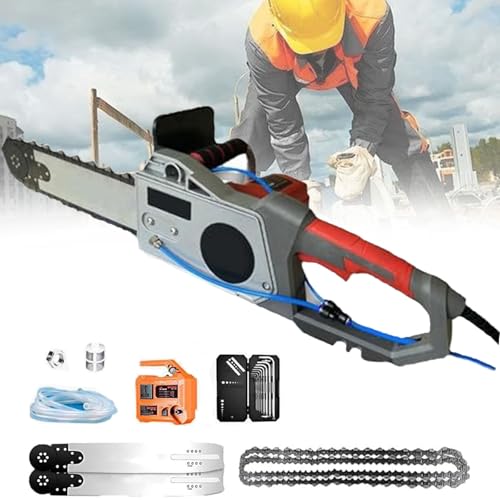 Sunseota 13,8/18,9 Zoll elektrische Betonsäge mit wasserbetriebener Staubabsaugung, Betonschneider, Betonsäge mit 2 Diamant-Ketten, für Granit, Porzellan, Holz, Beton, Stein,350 Sunseota 13,8/18,9 Zoll elektrische Betonsäge mit wasserbetriebener Staubabsaugung, Betonschneider, Betonsäge mit 2 Diamant-Ketten, für Granit, Porzellan, Holz, Beton, Stein,350 von Sunseota