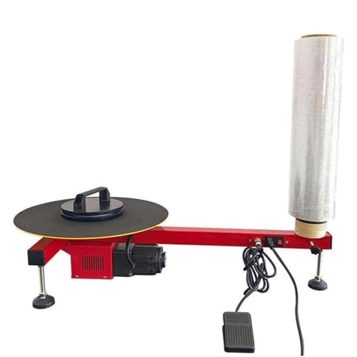 Sunseota Electric Stretch Film Winding Machine, 220 V Wrapping Film Packaging Machine for 20-70 cm Film, Turntable Diameter 40 cm, High Performance Film Winder for Packaging Pallets Sunseota Electric Stretch Film Winding Machine, 220 V Wrapping Film Packaging Machine for 20-70 cm Film, Turntable Diameter 40 cm, High Performance Film Winder for Packaging Pallets von Sunseota