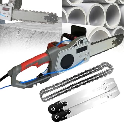 Sunseota Elektrische Kettensäge für Beton, tragbare Kettenwandsäge, elektrische Diamant-Kettenwandsäge, mit Wasserstaubunterdrückung, für Granit und Stahlbeton,350 Sunseota Elektrische Kettensäge für Beton, tragbare Kettenwandsäge, elektrische Diamant-Kettenwandsäge, mit Wasserstaubunterdrückung, für Granit und Stahlbeton,350 von Sunseota