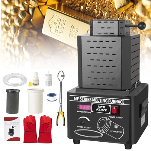 Sunseota Elektro-Goldschmelzofen, 1600 °C/2912 °F, digitaler Schmelzofen, Goldschmelzofen,schmelzofen,schmiedeofen,Metallguss-Set mit Graphittiegel, Schmelzzeit 3–5 Minuten Black-2kg Sunseota Elektro-Goldschmelzofen, 1600 °C/2912 °F, digitaler Schmelzofen, Goldschmelzofen,schmelzofen,schmiedeofen,Metallguss-Set mit Graphittiegel, Schmelzzeit 3–5 Minuten Black-2kg von Sunseota