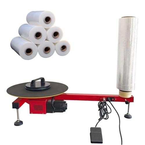 Sunseota Stretchfolienwickelmaschine mit Spender, elektrische Kartonwickelmaschine, Hochleistungs-Stretchfolienwickelmaschine von 20 bis 70 cm, ohne Folie Sunseota Stretchfolienwickelmaschine mit Spender, elektrische Kartonwickelmaschine, Hochleistungs-Stretchfolienwickelmaschine von 20 bis 70 cm, ohne Folie von Sunseota