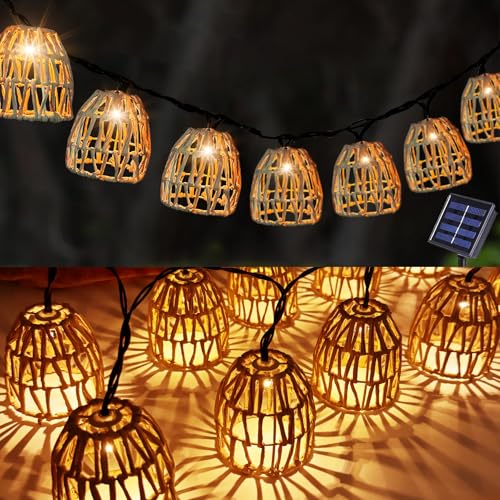 10er LED Solar Lichterkette Aussen,LED Solar Rattankugel Lampion,Lampions Led Lichterkette Solar Außen Wetterfest,Wasserdicht Lichterkette Außen Solarlampen,Solarleuchten Garten Outdoor 10er LED Solar Lichterkette Aussen,LED Solar Rattankugel Lampion,Lampions Led Lichterkette Solar Außen Wetterfest,Wasserdicht Lichterkette Außen Solarlampen,Solarleuchten Garten Outdoor von Sunshine smile