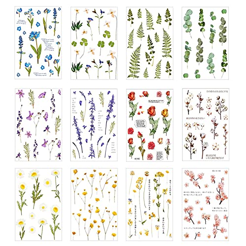 Sunshine Smile 12 STK Blumen Scrapbooking Aufkleber, Blumen & Blätter, Transparent, Matt, Multicolor, Wiederverwendbar, Indoor, Botanisch, Umweltfreundlich, Aufkleber Sunshine Smile 12 STK Blumen Scrapbooking Aufkleber, Blumen & Blätter, Transparent, Matt, Multicolor, Wiederverwendbar, Indoor, Botanisch, Umweltfreundlich, Aufkleber von Sunshine smile