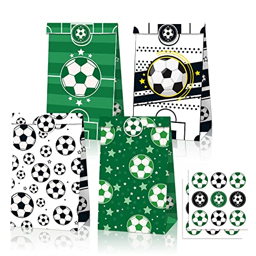 12 Stück Fußball Papiertüten,Kommt mit 18 Aufklebern Fußball Geschenktüte,Geschenktüten Kindergeburtstag,Tüte Fuer Partys Fuer Fussball,Papiertüten Kindergeburtstag,Papiertüten Weihnachten 12 Stück Fußball Papiertüten,Kommt mit 18 Aufklebern Fußball Geschenktüte,Geschenktüten Kindergeburtstag,Tüte Fuer Partys Fuer Fussball,Papiertüten Kindergeburtstag,Papiertüten Weihnachten von Sunshine smile