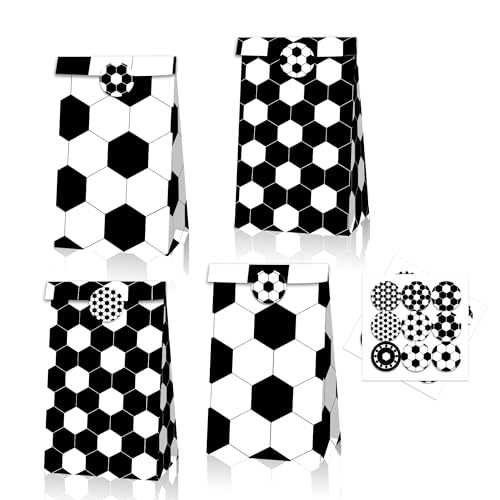 12 Stück Fußball Papiertüten,Kommt mit 18 Aufklebern Fußball Geschenktüte,Geschenktüten Kindergeburtstag,Tüte Fuer Partys Fuer Fussball,Papiertüten Kindergeburtstag,Papiertüten Weihnachten 12 Stück Fußball Papiertüten,Kommt mit 18 Aufklebern Fußball Geschenktüte,Geschenktüten Kindergeburtstag,Tüte Fuer Partys Fuer Fussball,Papiertüten Kindergeburtstag,Papiertüten Weihnachten von Sunshine smile