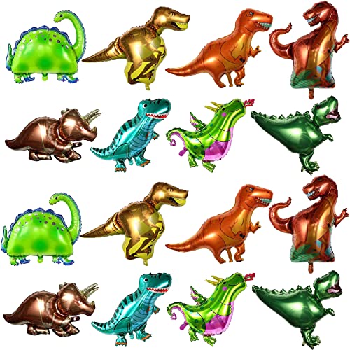 16 Pack Dino Luftballons,Folienballon Dinosaurier,Balloon Bouquet Dekoration,Dinosaurier Ballon Party,Folienballon Kinder Gross,Geburtstagsfeier Folienballon,Folien Dinosaurier Luftballons 16 Pack Dino Luftballons,Folienballon Dinosaurier,Balloon Bouquet Dekoration,Dinosaurier Ballon Party,Folienballon Kinder Gross,Geburtstagsfeier Folienballon,Folien Dinosaurier Luftballons von Sunshine smile