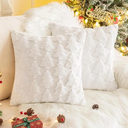 2er Set Wolle Kissenbezüge Weihnachten,Kurzer Wollsamt Dekokissenbezuge,Sofakissen Europäische,Kuschelkissen Flauschig,Plüschkissen Fellkissen,Couchkissen Kissenhülle,Zierkissenbezug für Wohnzimmer 2er Set Wolle Kissenbezüge Weihnachten,Kurzer Wollsamt Dekokissenbezuge,Sofakissen Europäische,Kuschelkissen Flauschig,Plüschkissen Fellkissen,Couchkissen Kissenhülle,Zierkissenbezug für Wohnzimmer von Sunshine smile