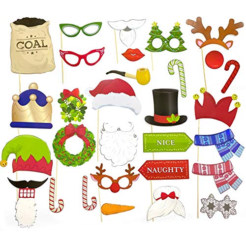31pcs Weihnachtsfeier Fotorequisiten,Weihnachten Photo Requisiten,Fotorequisiten Weihnachten,Weihnachtsfeier Foto Requisiten,Weihnachten Fotorequisiten, Brillen Weihnachten,Xmas Party Photo Supplie 31pcs Weihnachtsfeier Fotorequisiten,Weihnachten Photo Requisiten,Fotorequisiten Weihnachten,Weihnachtsfeier Foto Requisiten,Weihnachten Fotorequisiten, Brillen Weihnachten,Xmas Party Photo Supplie von Sunshine smile