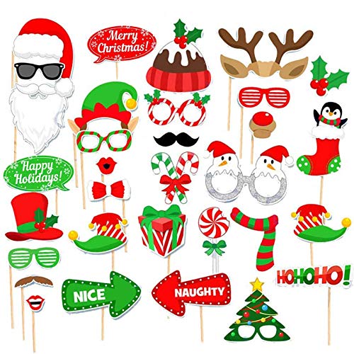 32 pcs Weihnachtsfeier Fotorequisiten, Weihnachten Photo Requisiten,Fotorequisiten Weihnachten,Weihnachten Fotorequisiten,Brillen Weihnachten,Xmas Party Photo Supplies 32 pcs Weihnachtsfeier Fotorequisiten, Weihnachten Photo Requisiten,Fotorequisiten Weihnachten,Weihnachten Fotorequisiten,Brillen Weihnachten,Xmas Party Photo Supplies von Sunshine smile