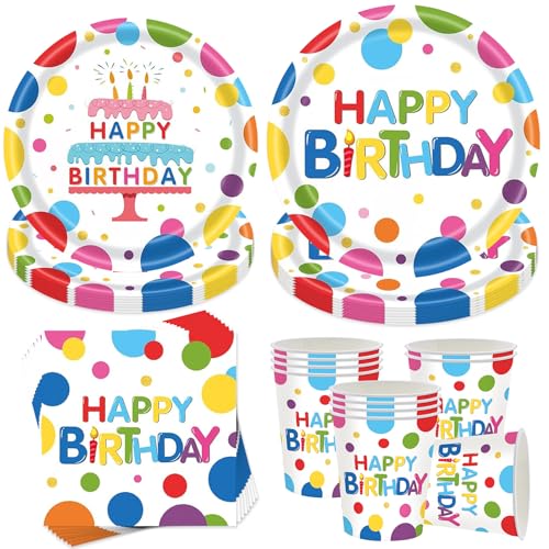 50 Stück Bunte Partygeschirr Set,Partygeschirr Geburtstag,Kindergeburtstag Geschirr Set,Kindergeburtstag Deko,Pappteller Geburtstagsdeko,Mit Teller Becher Servietten,Party Geschirr für 10 Gäste 50 Stück Bunte Partygeschirr Set,Partygeschirr Geburtstag,Kindergeburtstag Geschirr Set,Kindergeburtstag Deko,Pappteller Geburtstagsdeko,Mit Teller Becher Servietten,Party Geschirr für 10 Gäste von Sunshine smile