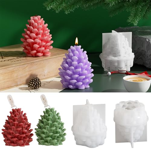 DIY Tannenzapfen Kerzenformen,Weihnachten Tannenzapfen Silikon Kerzenformen,3D Kerzengießform,Weihnachtsbaum Kerzenform Kerzen,Kerzenform Zum Gießen DIY Tannenzapfen Kerzenformen,Weihnachten Tannenzapfen Silikon Kerzenformen,3D Kerzengießform,Weihnachtsbaum Kerzenform Kerzen,Kerzenform Zum Gießen von Sunshine smile