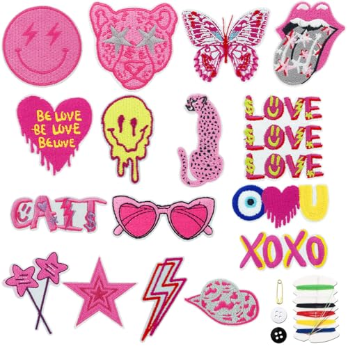 Flicken zum Aufbügeln,16psc Applikation Aufbügelflicken,Patches zum Aufbügeln für DIY,Applikation zum Aufbuegeln,Flicken zum Aufbügeln Kinder,Textilien Bügelflicken für DIY Kleidung Flicken zum Aufbügeln,16psc Applikation Aufbügelflicken,Patches zum Aufbügeln für DIY,Applikation zum Aufbuegeln,Flicken zum Aufbügeln Kinder,Textilien Bügelflicken für DIY Kleidung von Sunshine smile