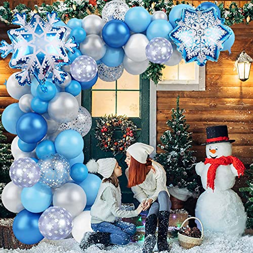 Frozen Geburtstagsdeko Mädchen,108 Frozen Ballon Luftballon Girlande Kit,Blau Silber Metallic Luftballons,Folienballon,Konfetti Ballon,Geburtstag Deko Luftballons,Frozen Party Geburtstagsdeko Ballons Frozen Geburtstagsdeko Mädchen,108 Frozen Ballon Luftballon Girlande Kit,Blau Silber Metallic Luftballons,Folienballon,Konfetti Ballon,Geburtstag Deko Luftballons,Frozen Party Geburtstagsdeko Ballons von Sunshine smile