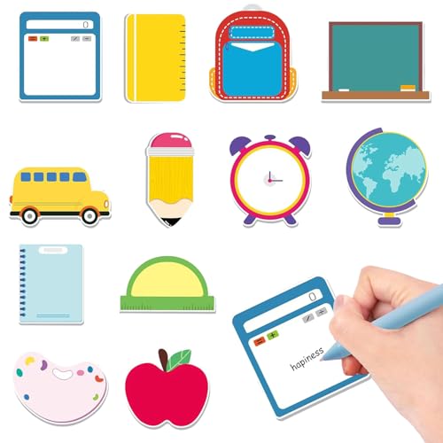 ﻿Haftnotizen Kinder,12Pack Haftnotizen,336 Blatt Kleine Haftnotizen Kinder,Haftnotizen Lustig,Haftnotizen für den Schulanfang,Selbstklebende Haftnotizzettel,Haftnotizen Schule für Büro Schule Haus von Sunshine smile