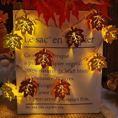 Herbstdeko Ahornblatt Lichterkette Innen aus Holz,1.5M 10 LED Herbst Tisch Ausgehöhlte Licht,Holz Ahornblätter Lichterkette,Hölz Herbst Beleuchtung Dekoration für Erntedankfest Halloween Party Herbstdeko Ahornblatt Lichterkette Innen aus Holz,1.5M 10 LED Herbst Tisch Ausgehöhlte Licht,Holz Ahornblätter Lichterkette,Hölz Herbst Beleuchtung Dekoration für Erntedankfest Halloween Party von Sunshine smile