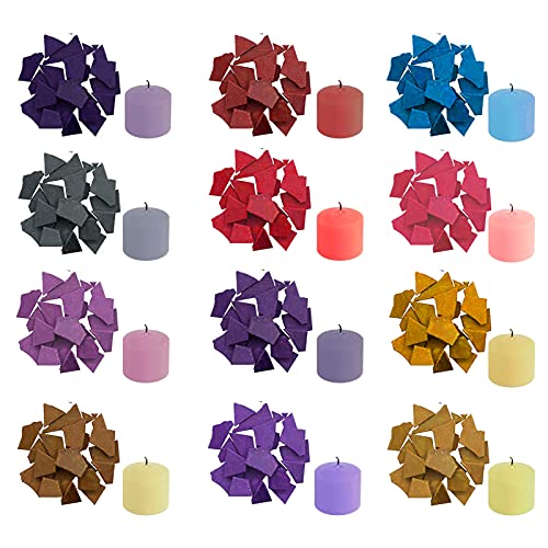 Kerzenwachs Farbe,12 Farben Kerze Wachs,Farben Kerzenfarbe,5g/Farbe DIY Wachsfarben Kerzenherstellung,Wachsfarben für Kerzen,Soja-Kerzenwachs zum Färben von Kerzen,Kerzen-Flocken,insgesamt 60g Kerzenwachs Farbe,12 Farben Kerze Wachs,Farben Kerzenfarbe,5g/Farbe DIY Wachsfarben Kerzenherstellung,Wachsfarben für Kerzen,Soja-Kerzenwachs zum Färben von Kerzen,Kerzen-Flocken,insgesamt 60g von Sunshine smile