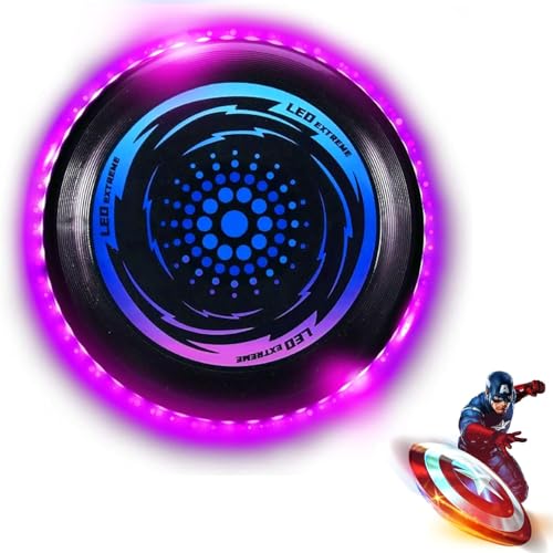 Leuchtende Frisbee Scheibe,Leuchtende Ultimate Frisbee led,Fliegender Ring,leichtes Frisbee LED,Flying Disc,Kindergeburtstag Frisbee Geschenk,Leuchtende Flugscheibe für Kinder Erwachsene Rasenstrand Leuchtende Frisbee Scheibe,Leuchtende Ultimate Frisbee led,Fliegender Ring,leichtes Frisbee LED,Flying Disc,Kindergeburtstag Frisbee Geschenk,Leuchtende Flugscheibe für Kinder Erwachsene Rasenstrand von Sunshine smile
