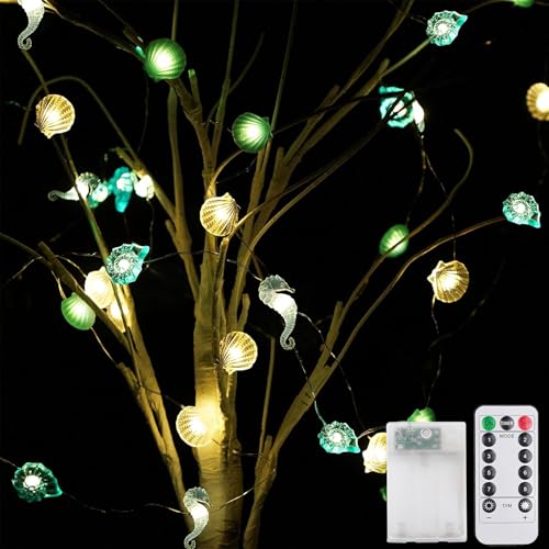 Lichterkette Meerestiere,3M 30LED Lichterkette Kinderzimmer Meerestiere,Lichterkette Maritim,Lichterkette Kinderzimmer,Meerestiere Lichterkette,Lichterkette Lnnen,Lichterkette mit Timer von Sunshine smile