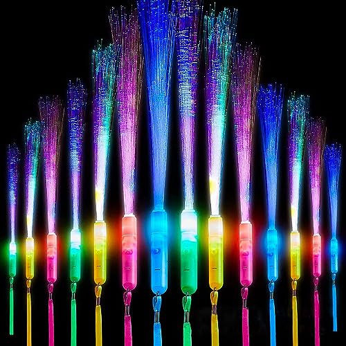 Sunshine smile 12 Stück Leuchtstäbe,Knicklicht Pop Tubes,Pop Röhren Sensorik Spielzeug,Neon-Leuchtstäbe Schaum,LED Leuchtspielzeug für Kinde,Leuchtarmbänder,Glowing Sticks, LED Leuchtspielzeug von Sunshine smile