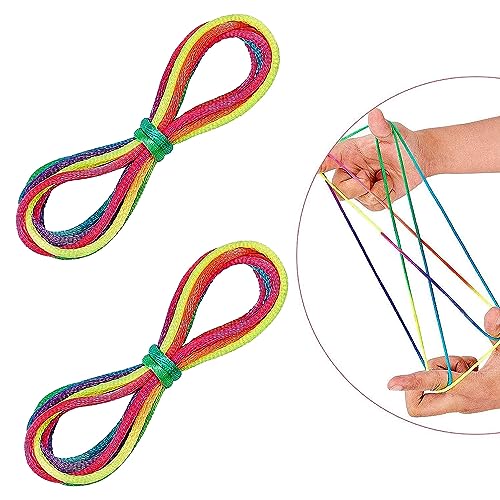 Fadenspiel Fingerspiel,Fingertwist,Regenbogen Fingerspiel,Rainbow Rope,Regenbogen Schnur Finger,Fadenspiele Für Kinder für Kindergeburtstag als Mitgebsel für Mädchen & Jungen Fadenspiel Fingerspiel,Fingertwist,Regenbogen Fingerspiel,Rainbow Rope,Regenbogen Schnur Finger,Fadenspiele Für Kinder für Kindergeburtstag als Mitgebsel für Mädchen & Jungen von Sunshine smile