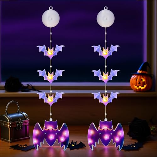 Sunshine smile Halloween Deko Lichterkette,Halloween Fensterlichter mit Saugnapf Sunshine smile Halloween Deko Lichterkette,Halloween Fensterlichter mit Saugnapf von Sunshine smile