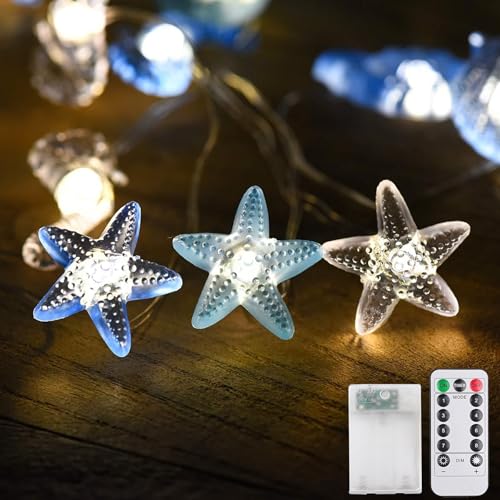 Sunshine smile Lichterkette Meerestiere,3M 30LED Lichterkette Seestern,Lichterkette Maritim,Lichterkette Kinderzimmer,Meerestiere Lichterkette,Lichterkette Lnnen,Lichterkette mit Timer Sunshine smile Lichterkette Meerestiere,3M 30LED Lichterkette Seestern,Lichterkette Maritim,Lichterkette Kinderzimmer,Meerestiere Lichterkette,Lichterkette Lnnen,Lichterkette mit Timer von Sunshine smile
