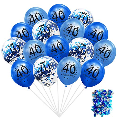 Luftballoon 40 Geburtstag,40 Geburtstag Deko Blau,40 Geburtstag Dekor,30 Stück Geburtstag Konfetti Luftballons Set,Zahlenballon 40,40 Geburtstag Party Dekoration Mann Frau,Luftballons Blau Weiß Deko Luftballoon 40 Geburtstag,40 Geburtstag Deko Blau,40 Geburtstag Dekor,30 Stück Geburtstag Konfetti Luftballons Set,Zahlenballon 40,40 Geburtstag Party Dekoration Mann Frau,Luftballons Blau Weiß Deko von Sunshine smile