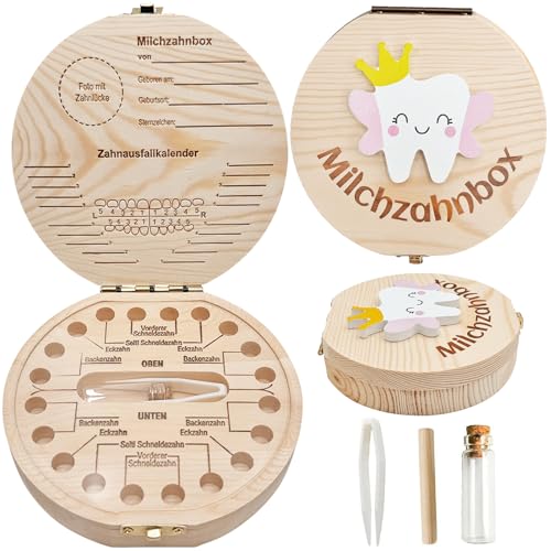 Zahnbox Holz Milchzähne Box,Zahnbox Zahndose für Milchzahndose Aus Holz,Jungen Souvenir Box,Aufbewahrungsbox für Baby-Zähne,Milchzahndose Junge Milchzahnbox Junge für Mädchen und Jungen Zahnbox Holz Milchzähne Box,Zahnbox Zahndose für Milchzahndose Aus Holz,Jungen Souvenir Box,Aufbewahrungsbox für Baby-Zähne,Milchzahndose Junge Milchzahnbox Junge für Mädchen und Jungen von Sunshine smile