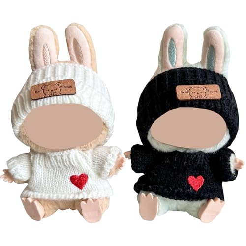 Kleidung Outfit für 17cm La-Buu Puppen Clothing Accessoires Kleidung Outfit nur Bekleidungs Das Püppchen Accessoire Set enthält eine Strickmütze und einen Pullover Ideal Jungen Mädchen Geschenke von Sunshinestar