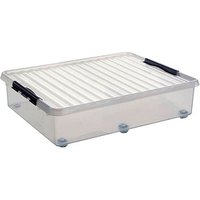 sunware Aufbewahrungsbox 60,0 l transparent, metall 50,0 x 80,0 x 20,0 cm von Sunware