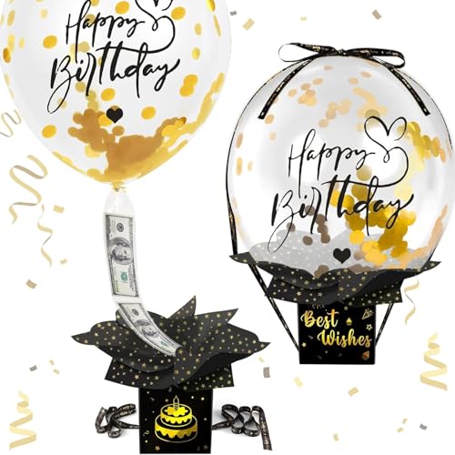 Geldgeschenke Überraschungsbox Mit Luftballons - Verpackung Für Geburtstag, Pull Up Luftballon Geldgeschenk Für Freunde Und Familie Geldgeschenke Überraschungsbox Mit Luftballons - Verpackung Für Geburtstag, Pull Up Luftballon Geldgeschenk Für Freunde Und Familie von Sunwuun