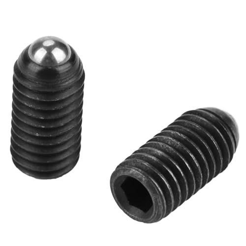 Sunydog 10pcs Kohlenstoffkugelkugel, Robuste Druckpositionierungsteile Mechanische Geräte, Klemmen, (M8*16 (10pcs)) von Sunydog