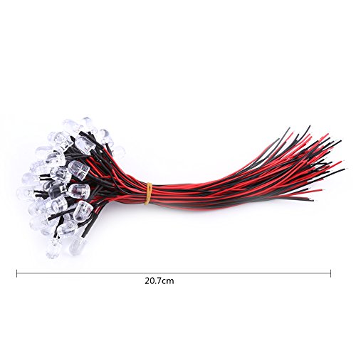 Sunydog 12 -V -Energieeinsparung, Niedriger Verbrauch, 50 Prozent vor Kabelgebundener 12 mm 10 mm Wasserdioden (10 mm) von Sunydog