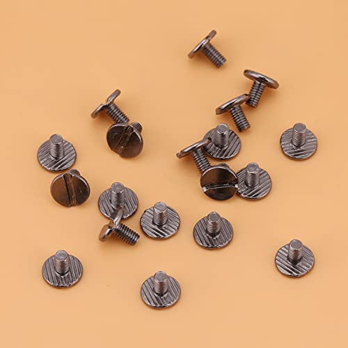 Sunydog 20pcs Nieten Fordera (Silberschwarz) von Sunydog