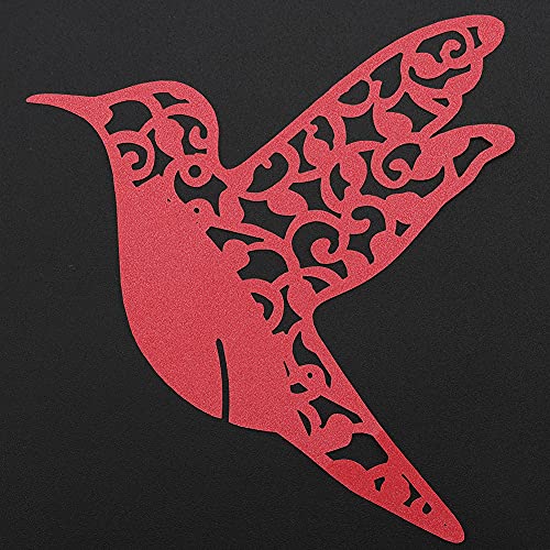 Sunydog 50pcs Little Vogel Hochzeitsname Place Karten Hohlkarten Dekoration Weinglas - Premiumqualität, Langlebig (Rot) von Sunydog