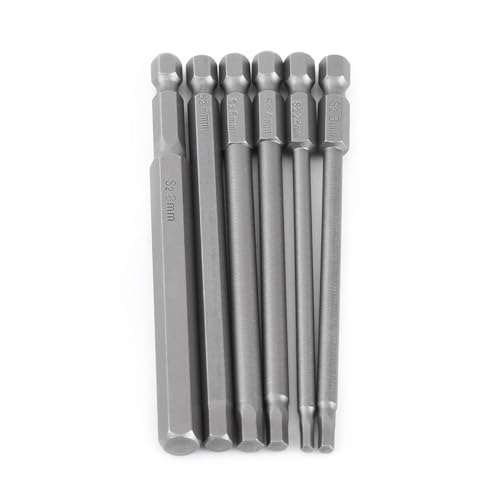 Sunydog 6pcs 100mm Magnetschraubendreher Bit Set Head Bit 1/4 Hex Shank von Sunydog