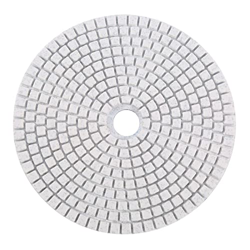 Sunydog Diamant-Harz-Poliers Ch Eiben mit Starker Schleif Kraft und Glätte, 125mm Nass-Diamant-Polier Pads für Granit Beton Marmor (50) von Sunydog