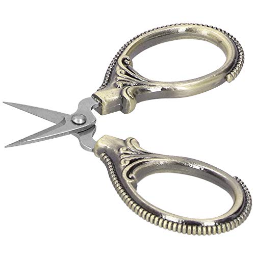 Sunydog Nähen Schere Tragbare Fadenstickerei Schneiderhandwerk Schere Verschiedene Stickerei Nagel (Bronze) von Sunydog