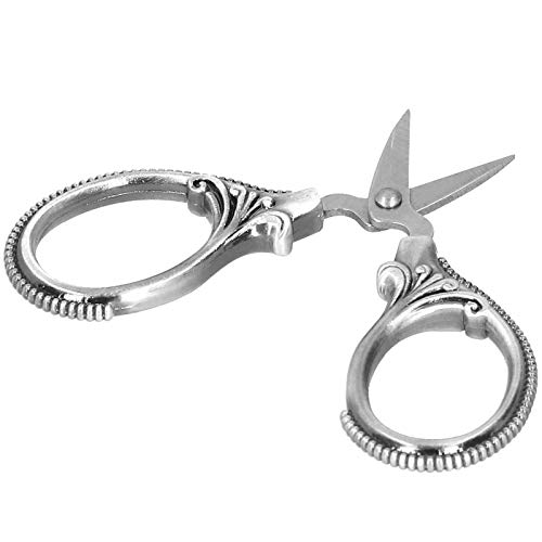 Sunydog Nähen Schere Tragbare Fadenstickerei Schneiderhandwerk Schere Verschiedene Stickerei Nagel (Silber) von Sunydog