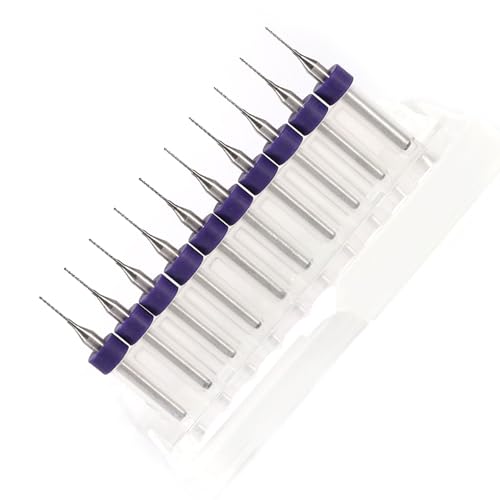 Sunydog PCB -Druckschaltplatine Carbid Micro -Bohrer Bits Setzen Sie Schneiden Einfach Änderung (0,5 mm) von Sunydog