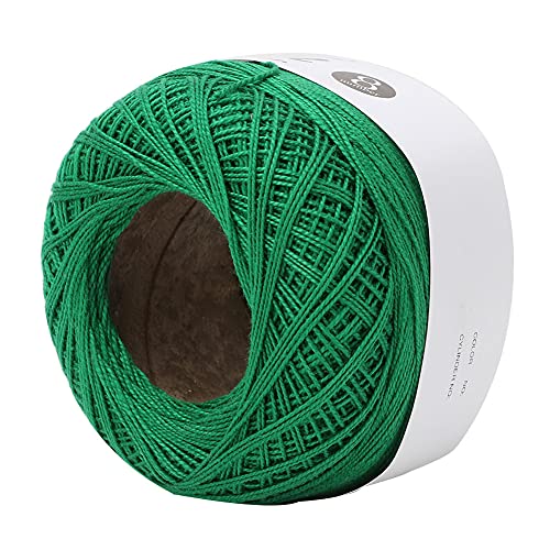 Sunydog Spitzen -Baumwollgarn Weiche Dünne Linie Sommernähte Handwerk (6623 dunkelgrün) von Sunydog