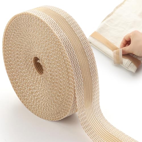 Suofuolef 10m Saumband zum Aufbügeln, Kleidung Aufbügeln Klebeband, Hosenband für Hosen, Kleidung, Sowie Stoffen, Beige Suofuolef 10m Saumband zum Aufbügeln, Kleidung Aufbügeln Klebeband, Hosenband für Hosen, Kleidung, Sowie Stoffen, Beige von Suofuolef