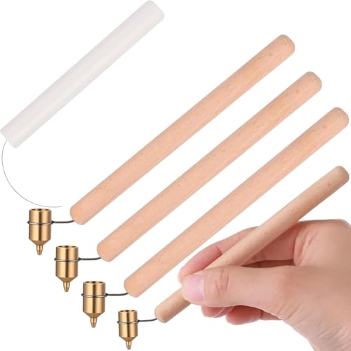 Suoumwa 0,3 mm, 0,4 mm, 0,6 mm, Heißwachsmalstift, Holzgriff, Malstift, Lineal, Stift, Dekorationsset, Kerzenmalzubehör Suoumwa 0,3 mm, 0,4 mm, 0,6 mm, Heißwachsmalstift, Holzgriff, Malstift, Lineal, Stift, Dekorationsset, Kerzenmalzubehör von Suoumwa