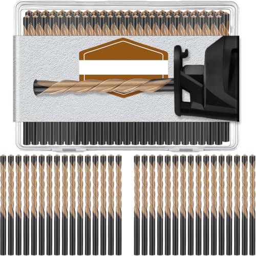 Suoumwa 100-Teilige Trockenbaubohrer, Pilot Point-Schneidbohrer, Durchmesser Trockenbau-Fräser, Trockenbau-Werkzeuge für Spiralsäge Suoumwa 100-Teilige Trockenbaubohrer, Pilot Point-Schneidbohrer, Durchmesser Trockenbau-Fräser, Trockenbau-Werkzeuge für Spiralsäge von Suoumwa